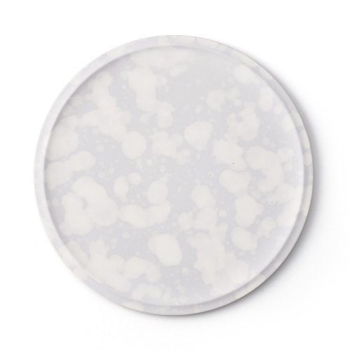 Flat plate with rim φ26� - Gray brust -