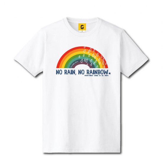 レインボー ハワイ 雑貨 Tシャツ No Rain No Rainbow おもしろtシャツ 誕生日プレゼント 女性 男性 女友達 おもしろ Tシャツ プレゼント
