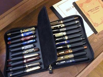 【美品】Pelikan　ペリカン　万年筆　ケース　本革　20本用 Pelikan ペリカン レザーケース TGX-20 20本用 | ペンハウス