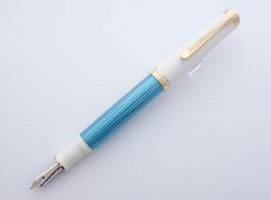 Pelikan(ペリカン) スーベレーンM600 ターコイズホワイト - Pen and