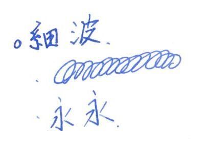 川西硝子 ガラスペン 細波 - Pen and message.