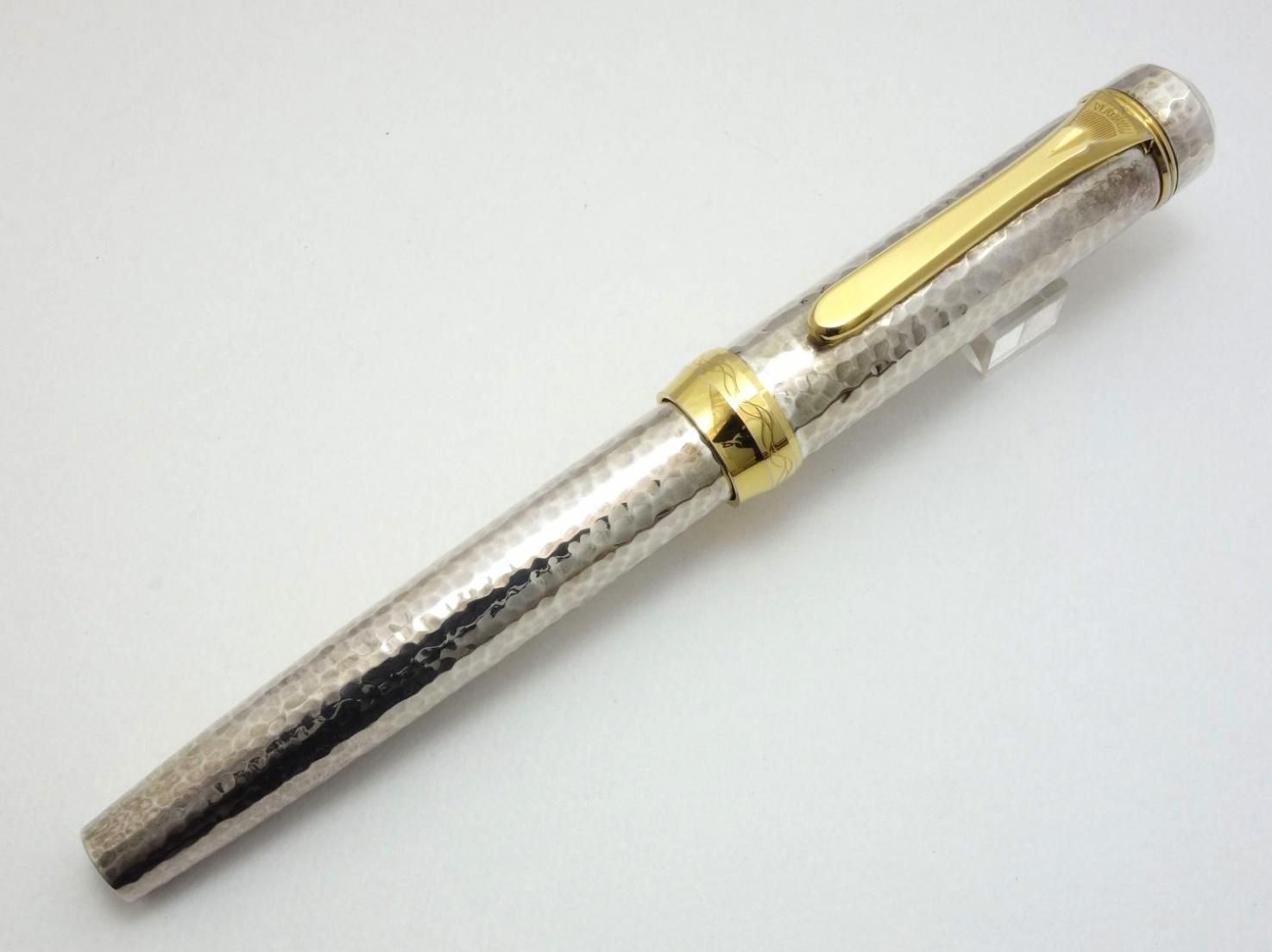 Platinum プラチナ萬年筆 プラチナプラチナ 銀無垢鍛金磨き 委託 中古品 万年筆