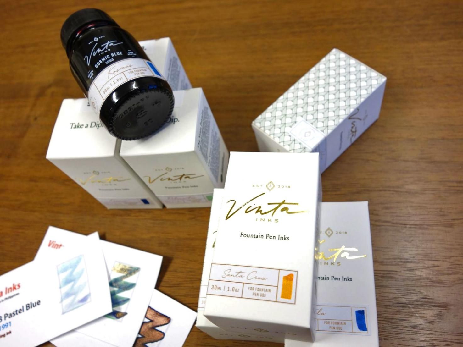 Vinta Inks（ヴィンタインクス）シマーリングインク（ボトルインク）