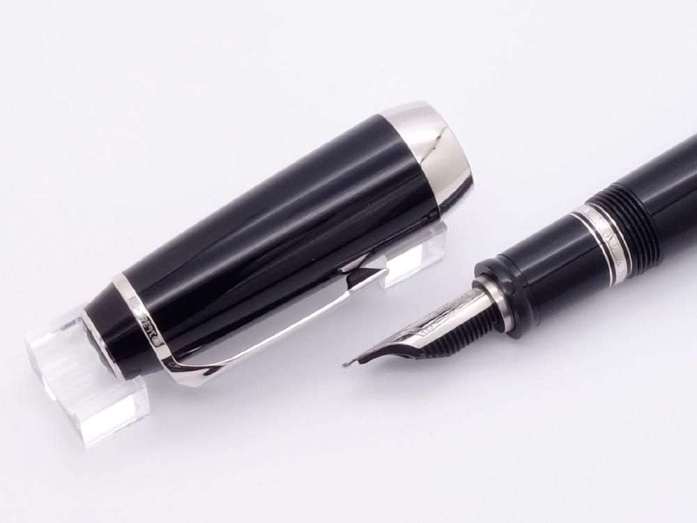 希少 MONTBLANC モンブラン ボエム ビッグサイズ シルバーライン F