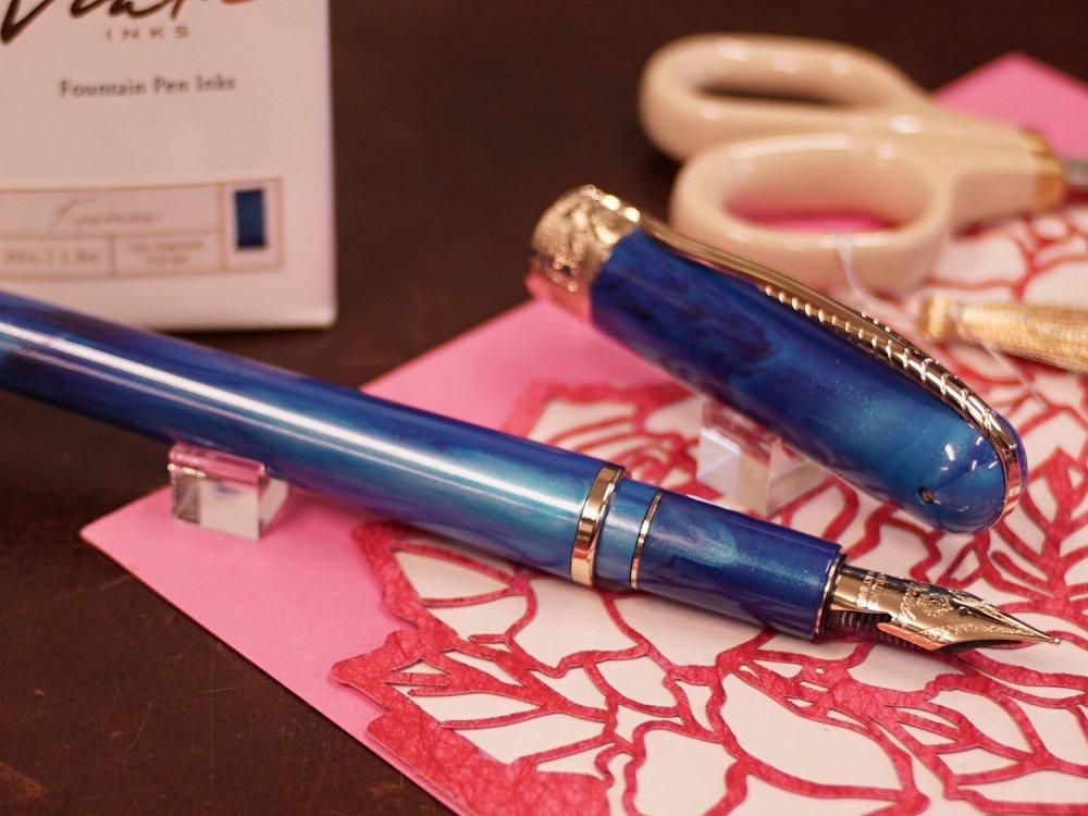 ピナイダー アバターデラックス ネプチューンブルー（EF、14金）