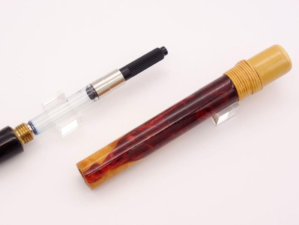委託販売）（中古品）helico（ヘリコ）混合樹脂万年筆（万年筆）