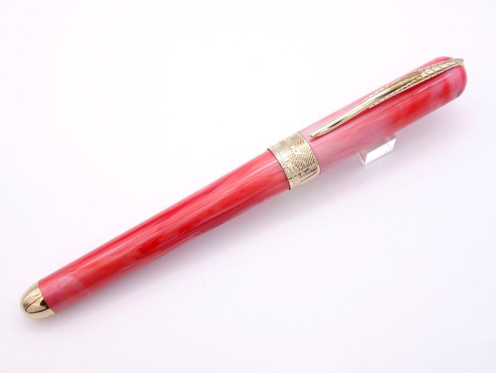 ピナイダーpineider 万年筆 14k フルメタルジャケット フレックス