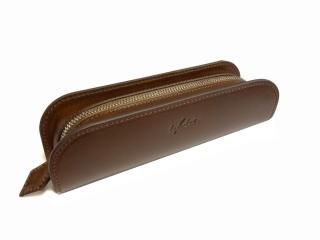 Shinji takano ルボナー デブペンケース ブッテーロ チョコ ル・ボナー デブ・ペンケース｜ブッテーロ｜チョコ - 神戸派商店
