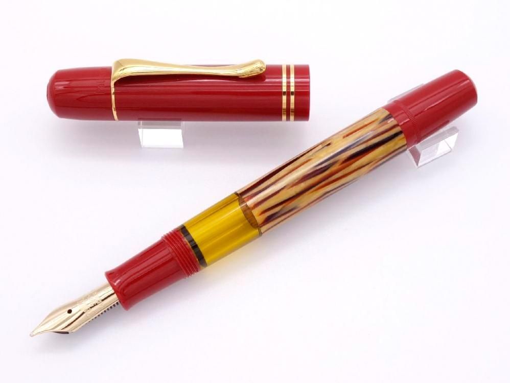 ペリカン 万年筆 特別生産品 M101N トータスシェル レッド