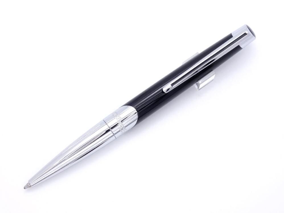 美品　デュポン　デフィ　ミレニアム　ボールペン　ブラック デフィ ミレニアム ボールペン クローム＆マットブラック | S.T.
