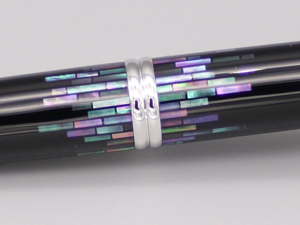 キャップレス 螺鈿ストライプ (お取り寄せ商品) - Pen and message.