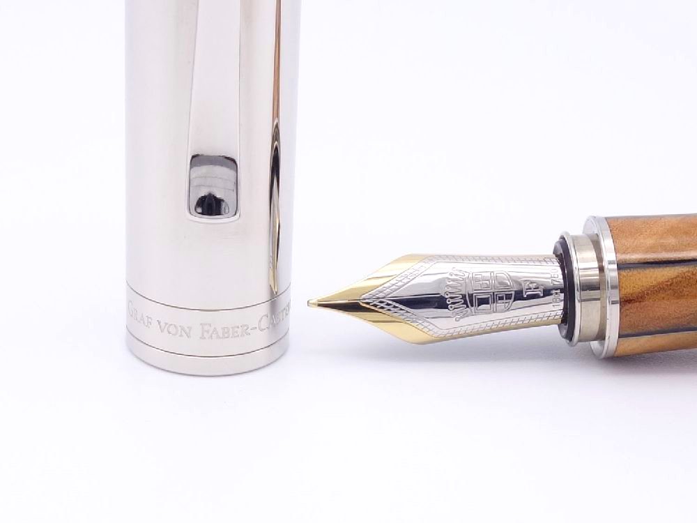 委託販売）（中古品）GRAF VON FABER-CASTELL （ファーバーカステル）創立250周年記念 エレメントオリーブ（万年筆）