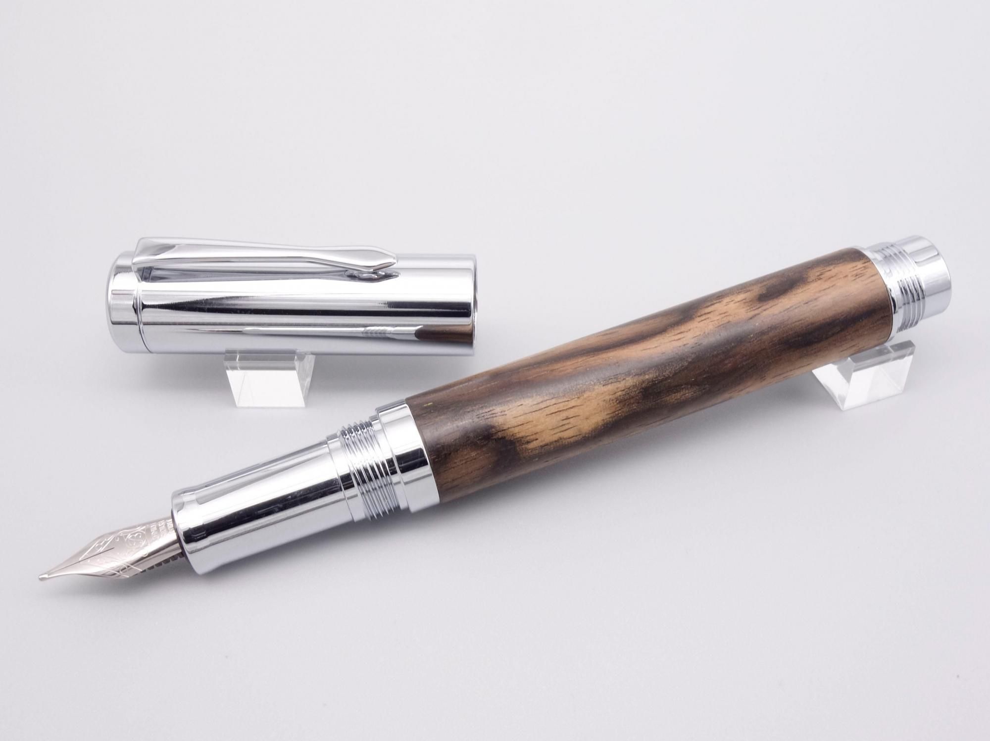 【最終値下げ】クラフトエー　万年筆Out Fit-L　黒柿半孔雀杢　 Fニブ ☆クラフトエー 万年筆Out Fit-L 黒柿半孔雀杢 Fニブ☆ - メルカリ