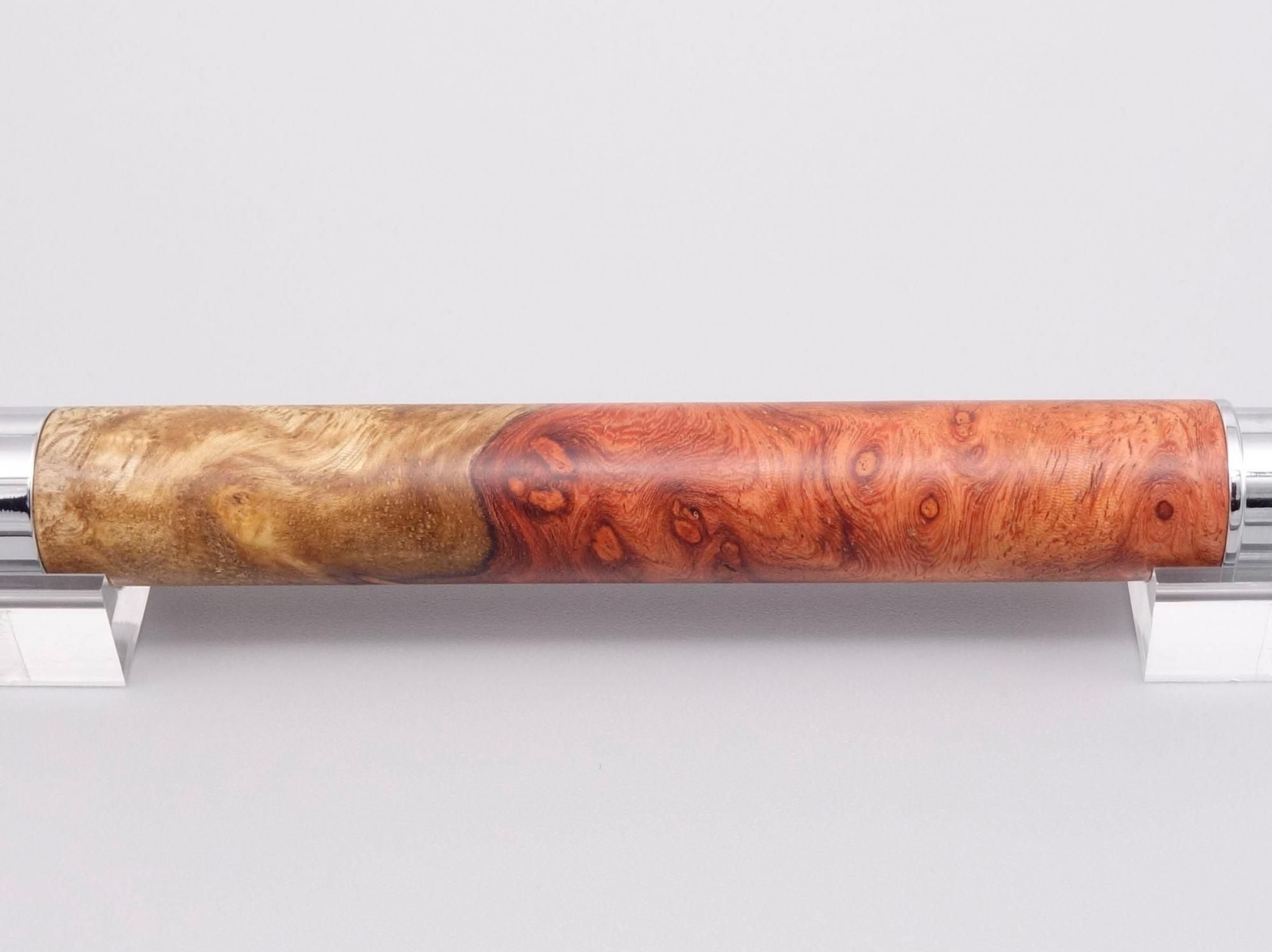 ★新発売★ スプリームスタイル　新型ペンタゴン　超ロングL 本花梨瘤　紅白 専用スプリームスタイルペンタゴン本花梨瘤紅白