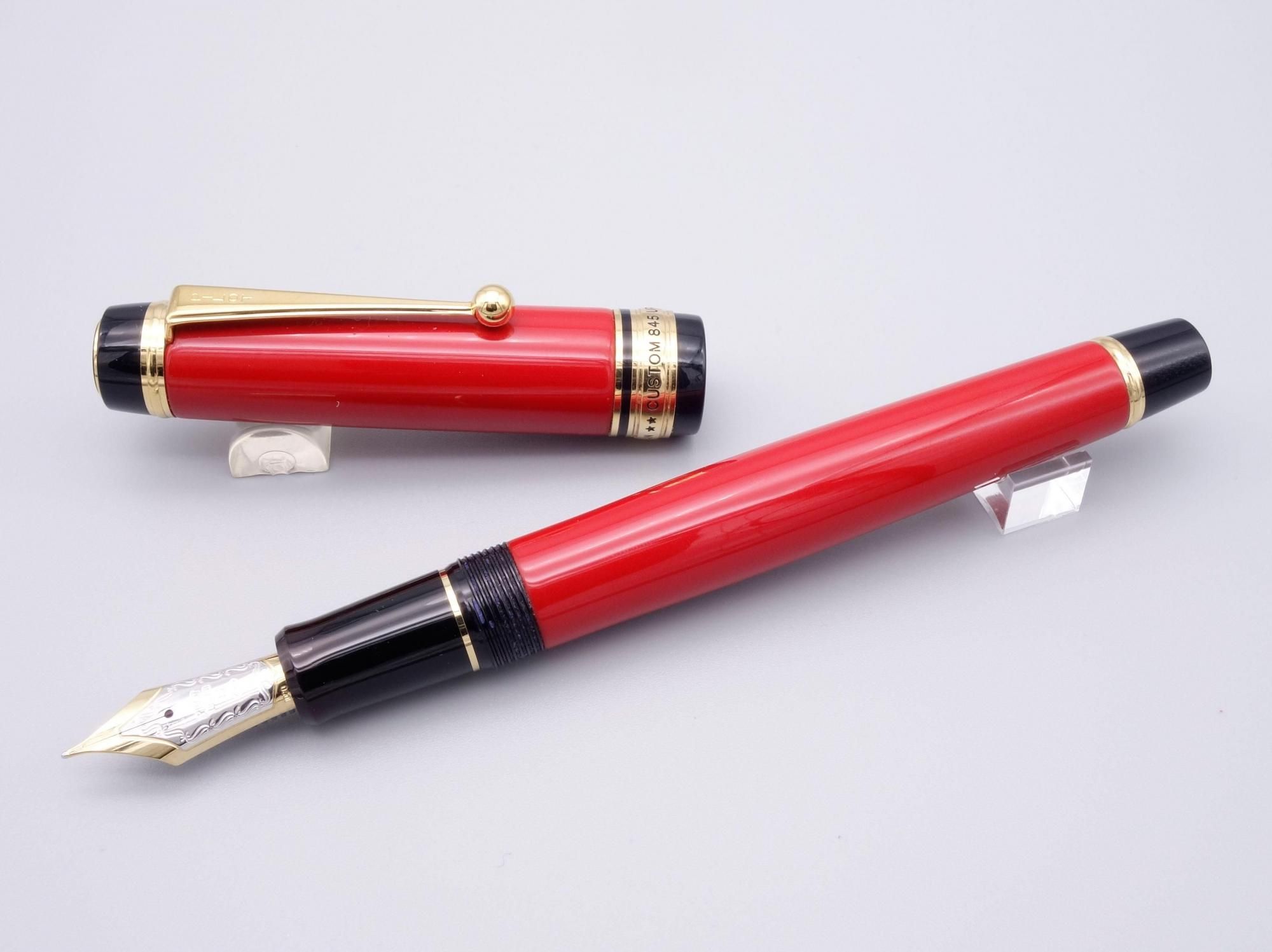 委託販売）中古品）Pilot（パイロット） カスタム845 朱 ＜ペン