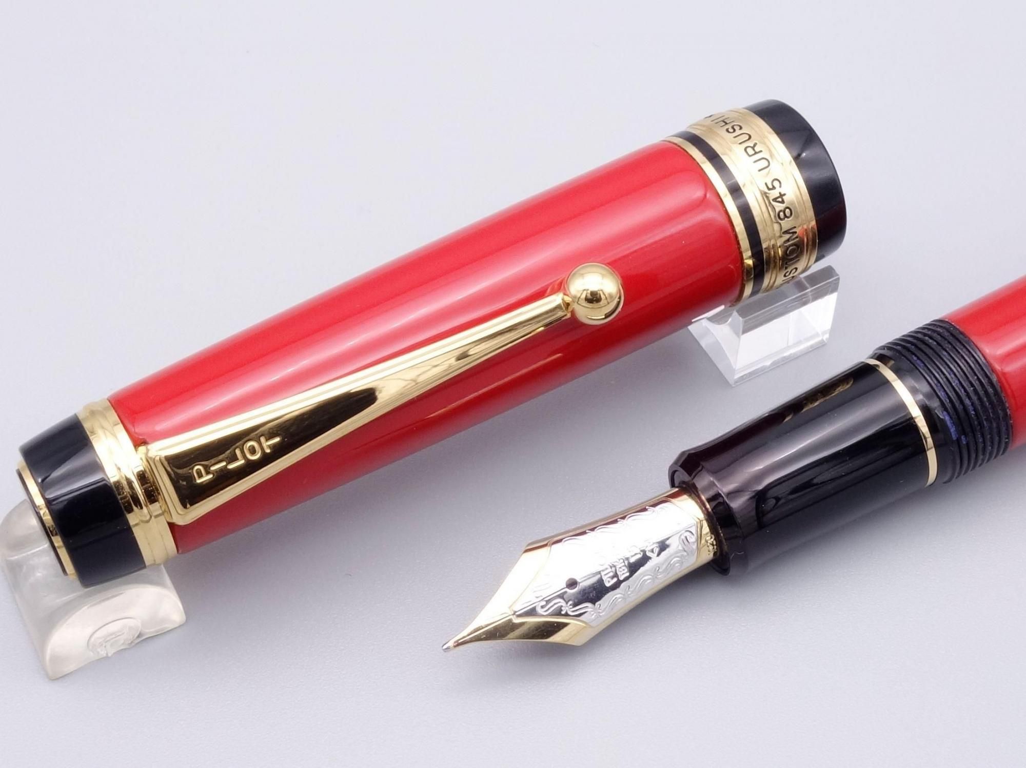 委託販売）中古品）Pilot（パイロット） カスタム845 朱 ＜ペン