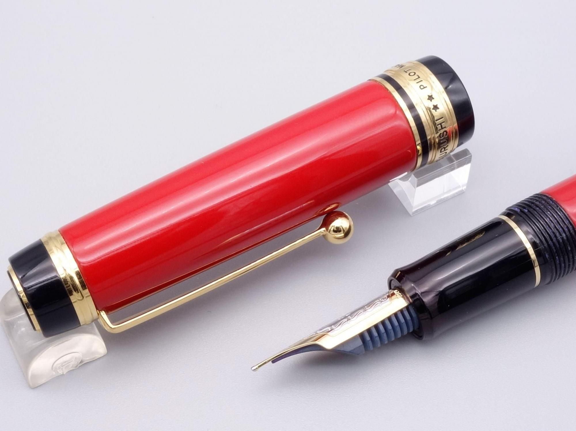 委託販売）中古品）Pilot（パイロット） カスタム845 朱 ＜ペン