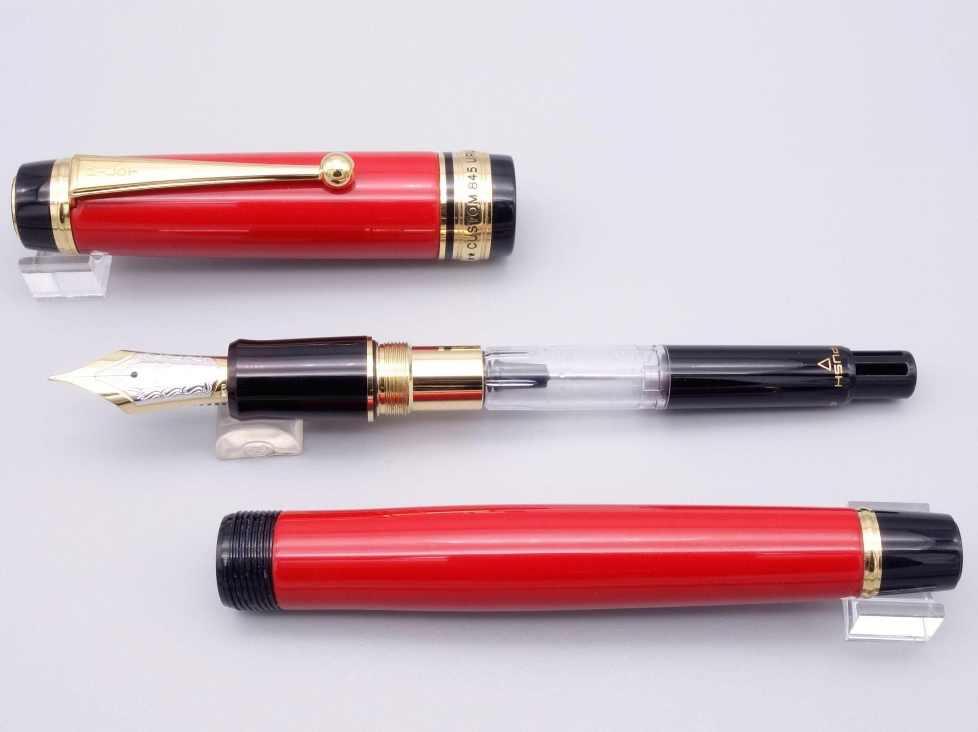 委託販売）中古品）Pilot（パイロット） カスタム845 朱 ＜ペン
