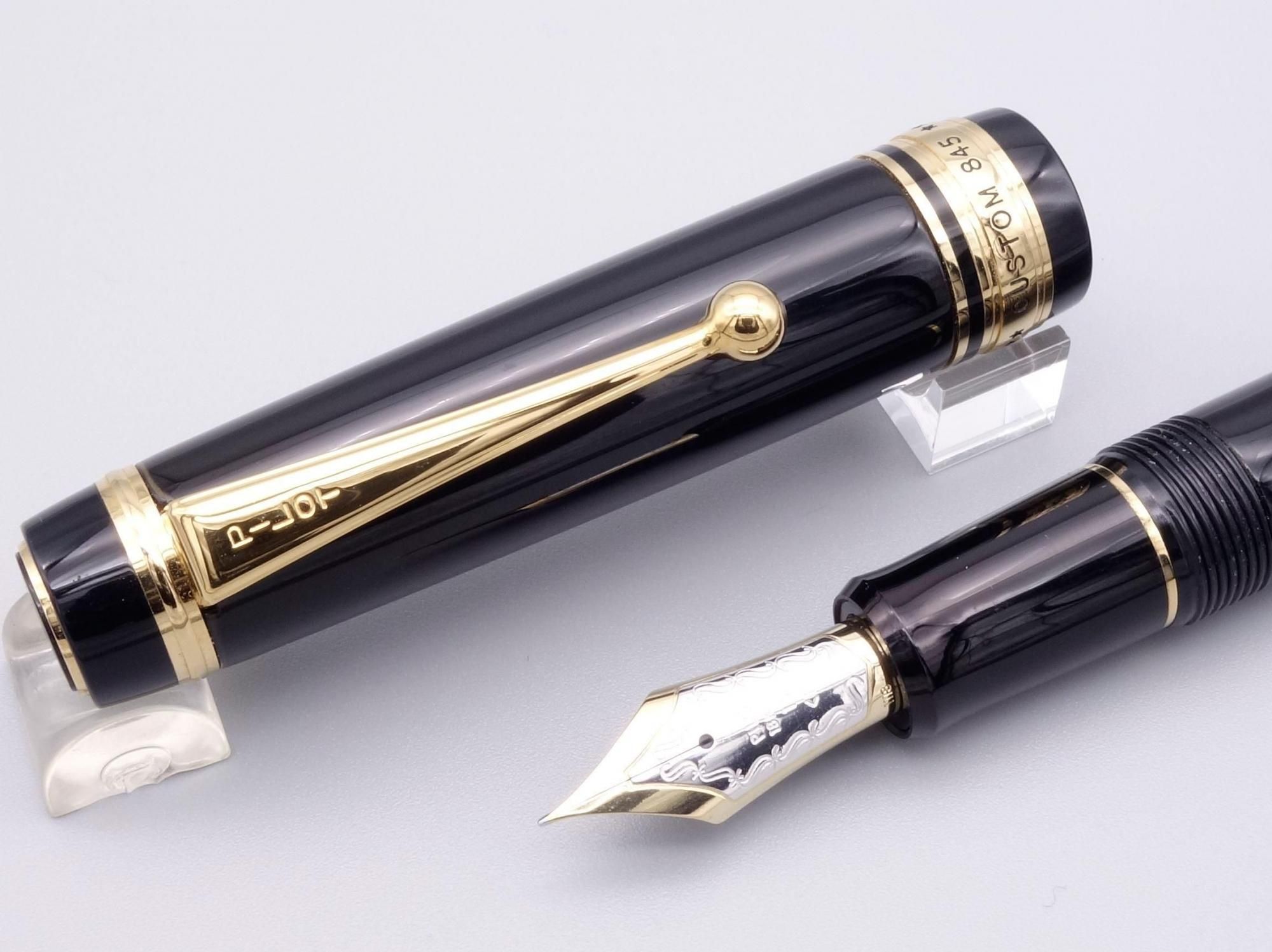 新品未使用 パイロット カスタム845 万年筆 ブラック 黒 字幅 細字 F 楽天市場】パイロット 万年筆 カスタム845 ブラック 漆 万年筆 PILOT