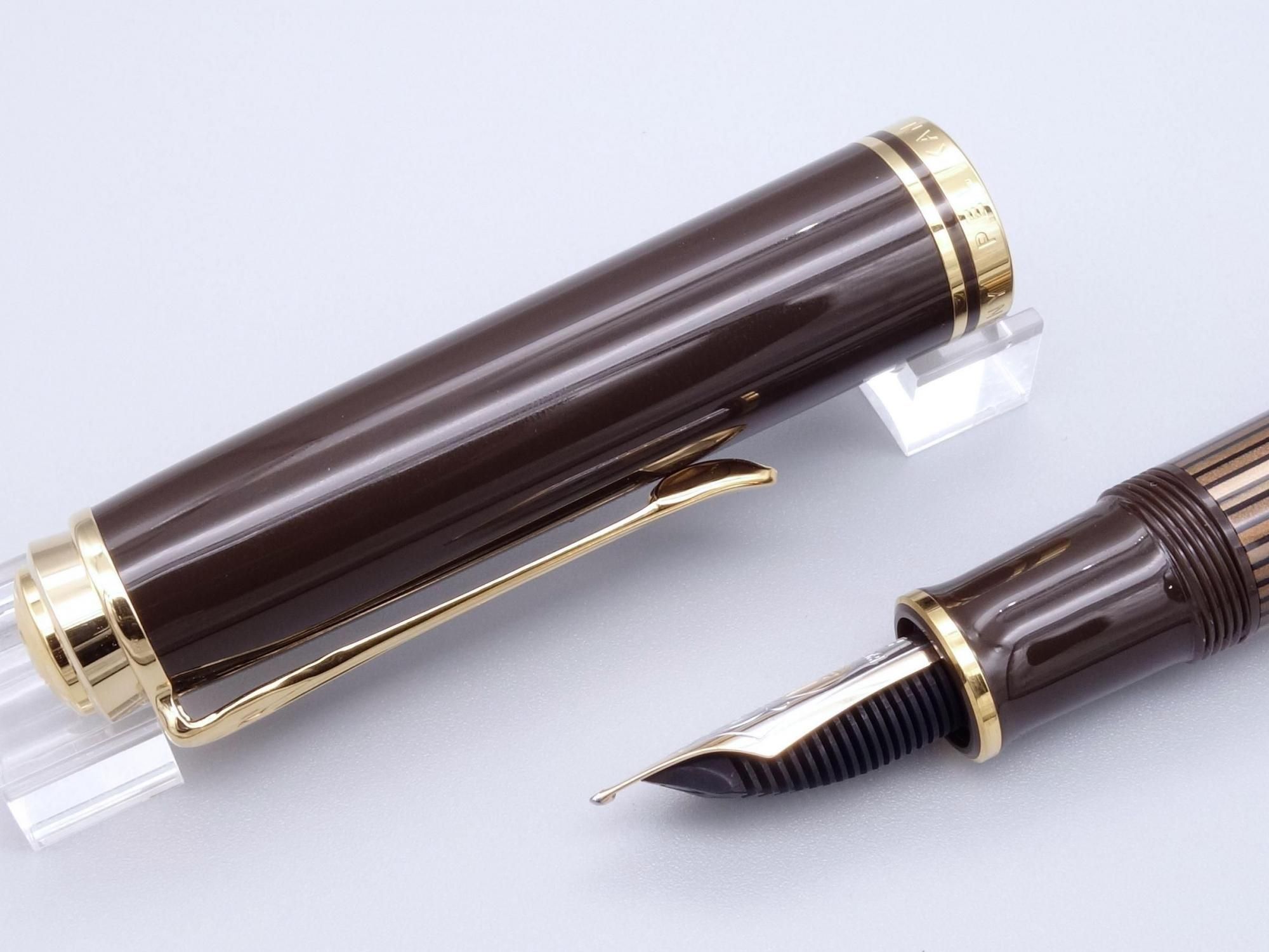 ペリカン トータスシェルブラウンM800万年筆M字 未使用 マルちゃんさん