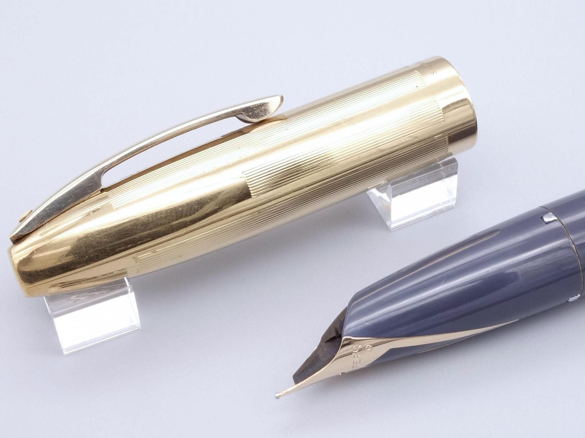 委託販売）（中古品）SHEAFFER（シェーファー）PFM Ⅴグレー＜ペン先