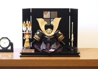 幸一光作 鎧着大将「月」 五月人形 子供大将 5月人形 皐月人形