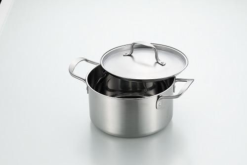 鍋 シェフズポット ステンレス深型両手鍋20cm(CPW-200) ヒロ 鍋 シェフズポット ステンレス深型両手鍋20cm(CPW-200) ヒロ