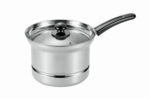 鍋 まいにち使いの多用途お鍋 深型片手鍋18cm(ザル付・目皿付 鍋 まいにち使いの多用途お鍋 深型片手鍋18cm(ザル付・目皿付