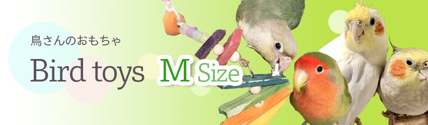 Mサイズ, 鳥のおもちゃ_BIrdtoys