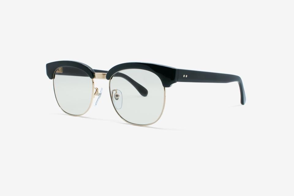福袋・半額ポスター - クリーニング屋さん専用の通 - No.39 - BADA Lunetta 0010(BLACK・GOLD/ SMOKE) LIGHT メガネ・老眼鏡