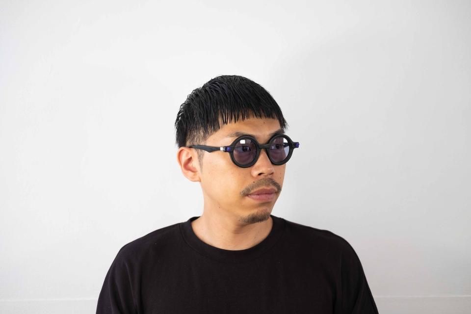 激レアKUBORUM/クボラムMaske P11-SK度無しカラーレンズ付き - サングラス