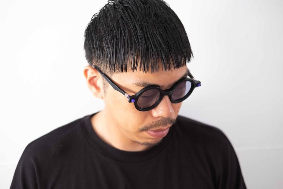 激レアKUBORUM/クボラムMaske P11-SK度無しカラーレンズ付き - サングラス
