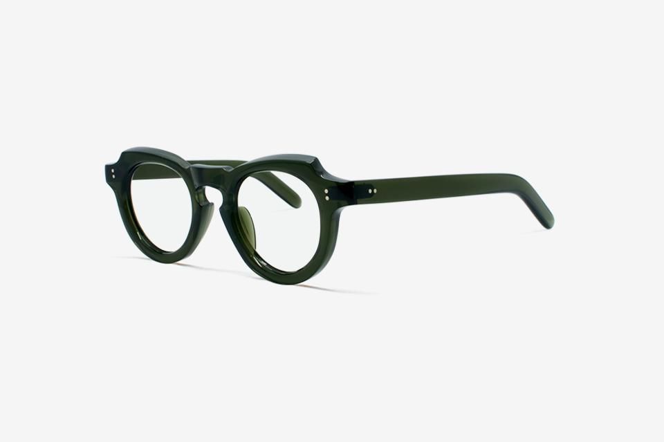 Handcrafted Celluloid Frame - Green