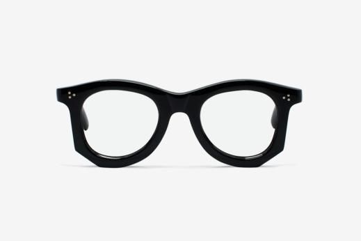 Handcrafted Celluloid Frame - Black