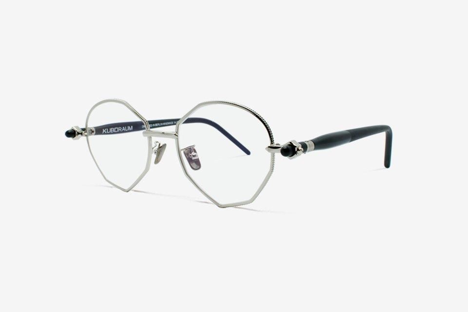 KUBORAUM クボラム H01 オーバルフレーム シルバー サングラス H01-49-22-SI KUBORAUM - CANARY EYEWEAR SHOP