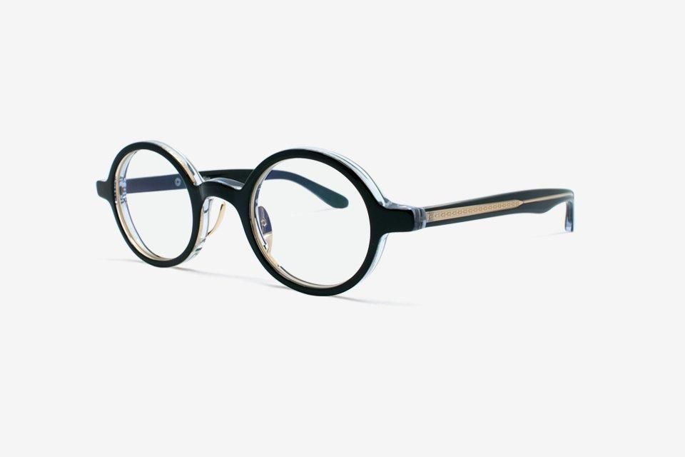 Kame ManNen／カメマンネン　メガネ　KMN-6146　45サイズ KameManNen カメマンネン - KMN 6146 - BK (Large)