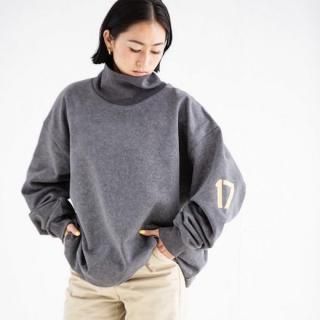 LA turtle neck fleece sweat