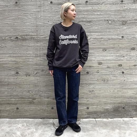 SD US Cotton Script Logo Crew Sweat - メンズブランド