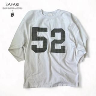 SAFARIJM GRID PATERN REFLECTOR PRINT FOOTBALL TEE