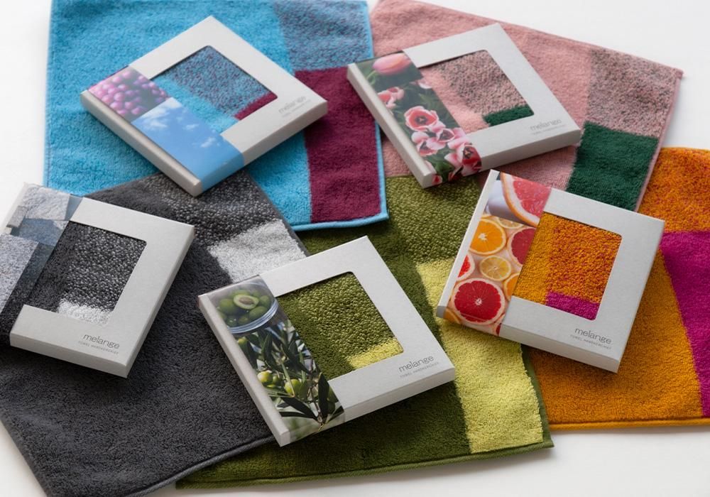 今治タオル｜クレシェンド｜melange（メランジェ） タオルハンカチ