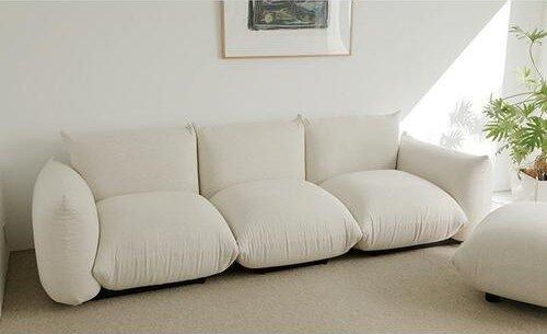 アルフレックスマレンコ　3シーター　他社製カバー付き アルフレックス マレンコ3人掛け カバーをオールマイティーで張替