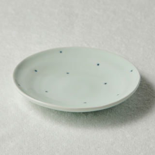 5寸丸皿/ドット<br>150mm round plate