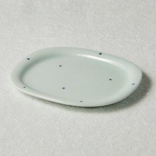 楕円皿/ドット<br>oval plate