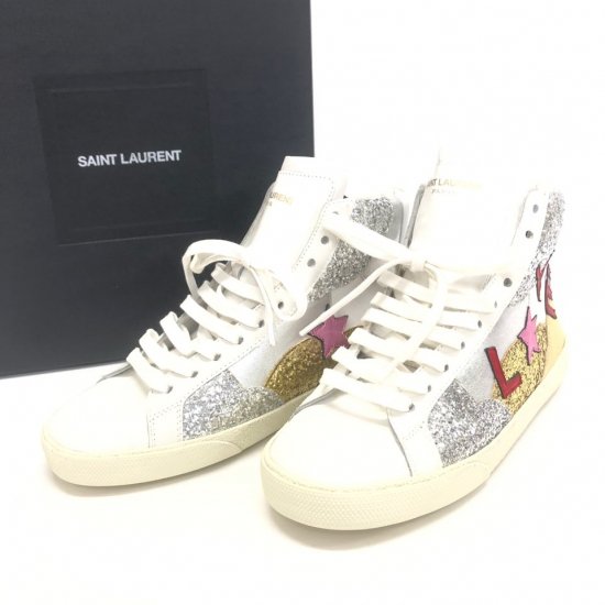 超特価】 新版 【未使用品】SAINT LAURENT ハイカットスニーカー 【未