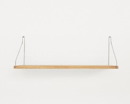 FRAMA シングルシェルフ ステンレススチール D20/W60 FA_8361 Single Shelf | Natural Oak | D20 W60 | Steel Brackets - FRAMA