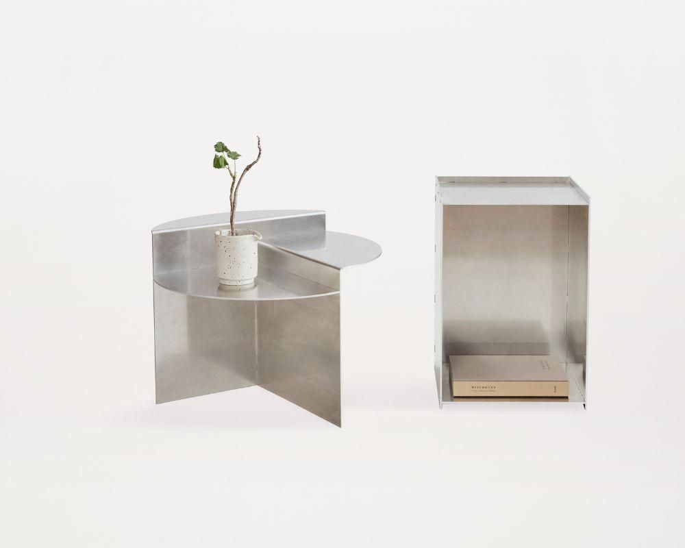 Rivet Side Table | Aluminum (sub)