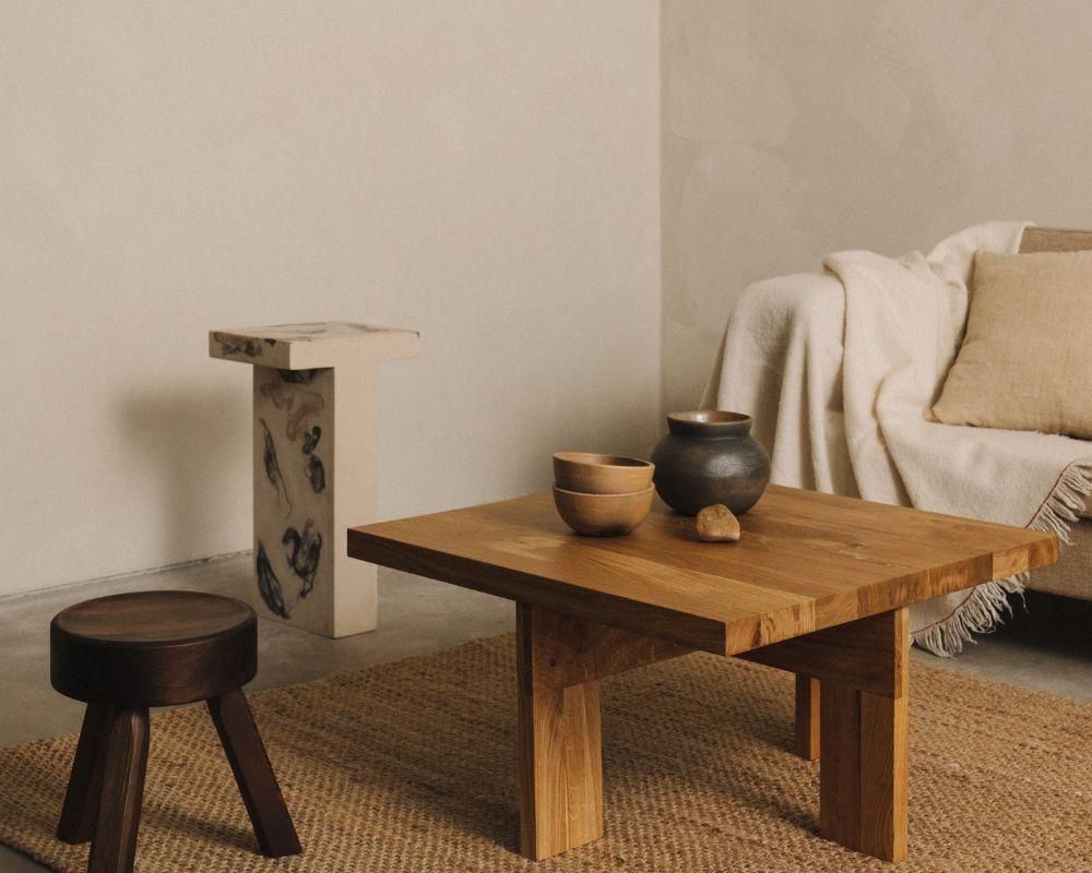Farmhouse Coffee Table | Natural Oak | Square (sub)
