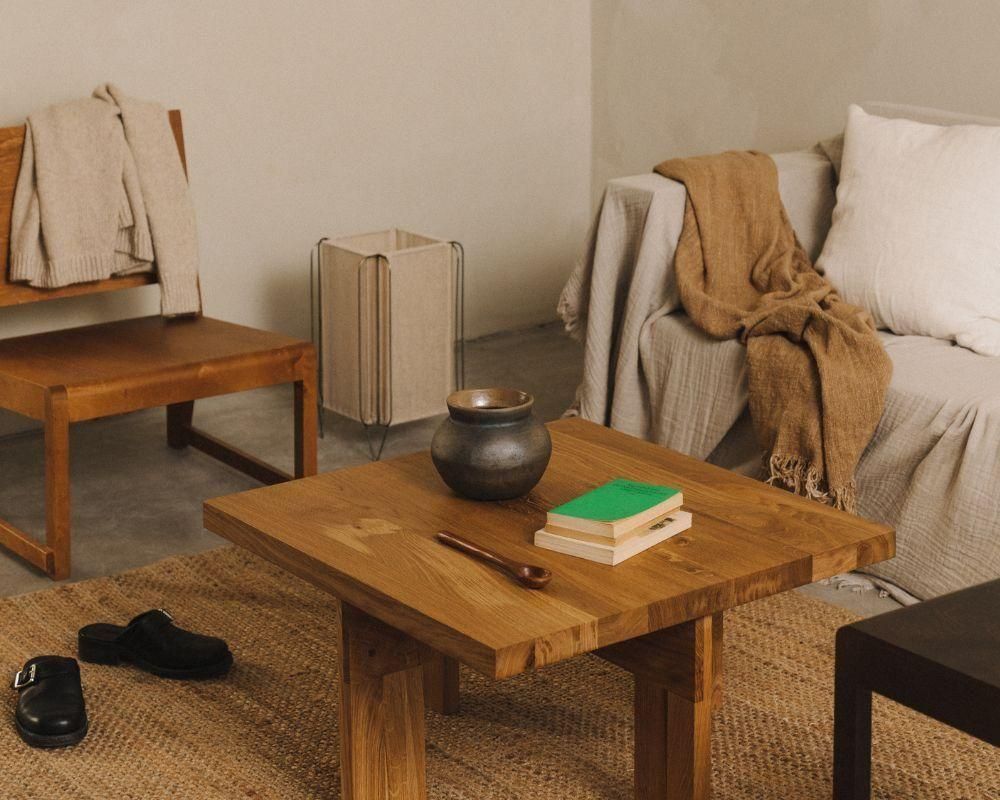Farmhouse Coffee Table | Natural Oak | Square (sub)