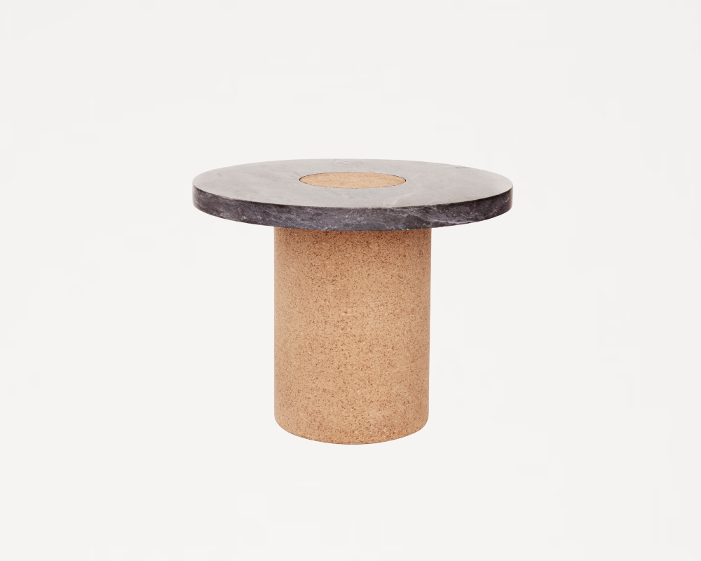 Sintra Table | Black Marble / Cork | Small