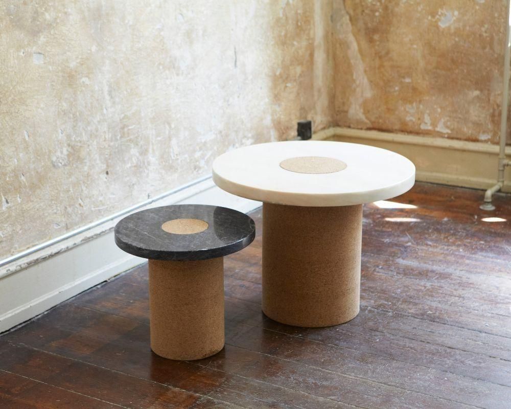 Sintra Table | Black Marble / Cork | Small (sub)